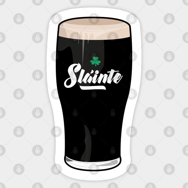 Sláinte St Patricks Day Sticker by Hixon House